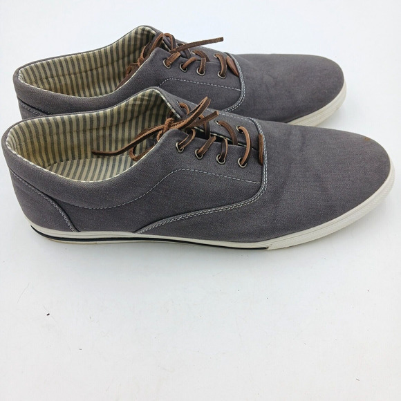 Public Opinion‎ Mens Shoes Brown Size 15M Canvas - Picture 1 of 6